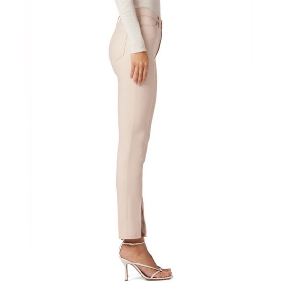 Hudson Barbara High Rise Straight Faux Leather shell collection Jeans, 30 - Picture 3 of 9